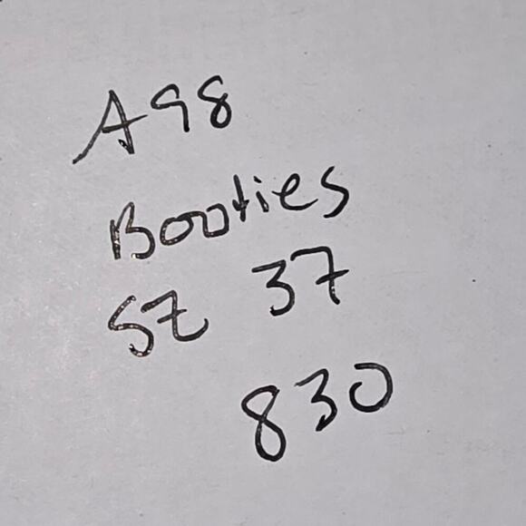 Free People X AS 98 Felix Flat Gray Leather Ankle Boot Size 37 Boho - Picture 12 of 13